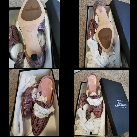 B Lounge by Buccioni Snake SkinMade in Italy Shoes - Picture 3 of 3